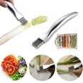 thumbnail image 2 of 2pcs Kitchen Scallion Shred Silk Knife Stainless Steel, 2 of 5