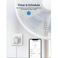 thumbnail image 2 of WiFi Plug-In Outlet, 16A 3680W Smart Timer Outlet, Alexa Google Home Compatible with Voice Control and Remote Control, 2 of 3