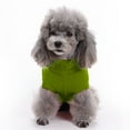 thumbnail image 4 of Tangpan Turtleneck Classic Straw-Rope Pro Pet Dog Sweater Apparel (Green,XL), 4 of 7
