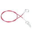 thumbnail image 3 of CUITING 1m/3.28ft Breakaway Trailer Cable 341302 Safety Towing Rope Heavy Duty Stainless Steel Wire Universal for Cars RVs, 3 of 7