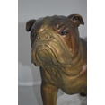thumbnail image 4 of Nifao Bulldog Medium Bronze Statue – Home Decor Sculpture, 29"L x 11"W x 20"H, 4 of 11
