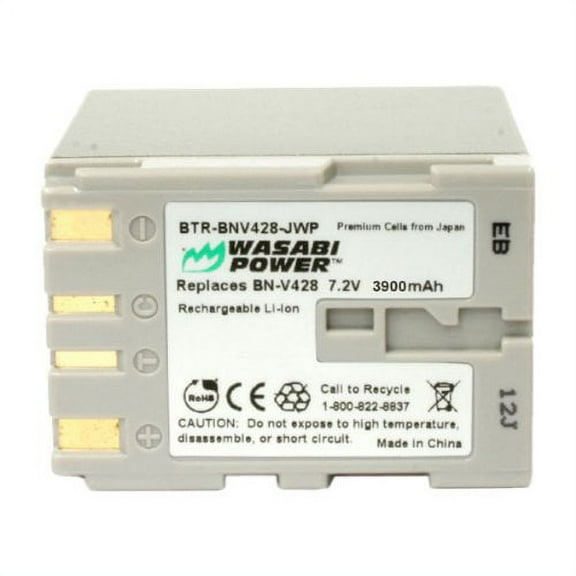 Wasabi Power Battery for JVC BN-V408, BN-V416, BN-V428, BN-V38