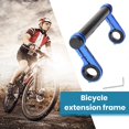 thumbnail image 2 of Ettsollp Bike Handlebar Extension Bicycle Handlebar Extension with Double Clamp Base Universal Aluminium Alloy Extender, 2 of 8