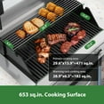 thumbnail image 6 of 30-Inch 4-Burner Propane Grill with Built-in Gas Grill Island Head, LPG/NG Convertible, 40,000BTUs and Heavy Duty 304 Stainless Steel, BBQ Outdoor Kitchen (Brand-Man Grills), 6 of 11