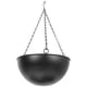 thumbnail image 2 of KAKOWELY Maceta colgante de metal moderna, cesta decorativa negra para plantas, 2 of 5