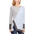 thumbnail image 2 of Vince Camuto suéter con abertura lateral para mujer, gris, grande Vince Camuto Pull-over, 2 of 2