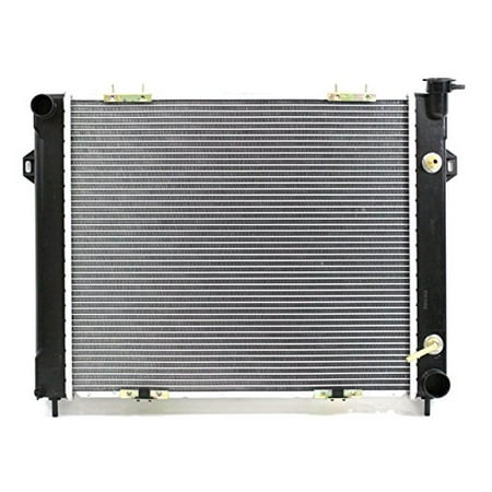 Radiator - Pacific Best Inc For/Fit 2230 93-98 Jeep Grand Cherokee Wagoneer V8 5.2/5.9L Plastic Tank Aluminum (Best Year For Jeep Grand Wagoneer)