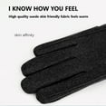 thumbnail image 6 of Miogawg Womens Winter Gloves, Touch Screen Warm Fleece Lined, Thick Thermal Windproof Snow Suede Gloves For Cold Weather, 6 of 8