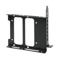 thumbnail image 1 of Soporte de montaje doble para SSD, bahía de montaje de metal resistente y fuerte para unidad de disco duro SSD de 3,5 pulgadas, soporte con tornillos Negro, 1 of 8