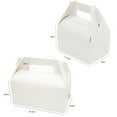 thumbnail image 2 of 20PCS Cake Boxes Collapsible Dessert Packaging Box Bakery Box with Handle, 2 of 9