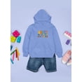 thumbnail image 3 of Happy Halloween Groovy Style Hoodie Juniors -Image by Shutterstock,  x-Large, 3 of 4