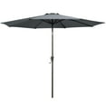 thumbnail image 2 of Wulful 10 ft Outdoor Market Patio Umbrella, Gray, 2 of 7