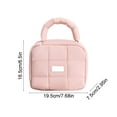 thumbnail image 3 of Usloyux Under $5 Practical Travel Makeup Bag,Portable Cosmetic Bag,Hanging Travel Toiletry Bag for Women,Cute Candy Color Puffy Design Travel Makeup Cosmetic Bag, 3 of 9