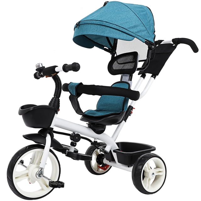 Triciclo para niños, cochecito para niños pequeños, triciclo para bebés, triciclo para niños pequeños, triciclo para bebés, bicicleta, cochecito, triciclo, cochecito