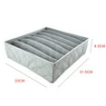 thumbnail image 4 of 3pcs Underwear Organizer Socks Bra Scarves Lingerie Storage Box Non-Woven Cloth Container Drawer Dividers, 4 of 8
