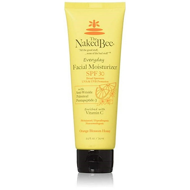 THE Naked BEE 2.5 Oz Vitamin C Facial Moisturizer SPF 30 Orange