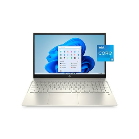 HP Pavilion 15.6" FHD Touch, Intel Core i5-1135G7, 8GB RAM, 512GB SSD, Lunar Gold, Windows 10, 15-eg0050wm