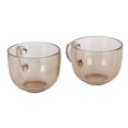 thumbnail image 1 of Coofit Tasse à Café en Verre Petite 2 Pcs Simple Moderne Décontractée Tasse à Lait avec Poignée, 1 of 10
