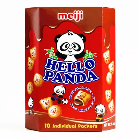 Meiji Hello Panda Chocolate Cookies 10-Pack 9.1 oz each (1 Item Per Order, not per