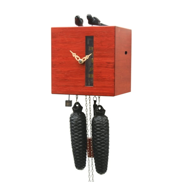 Horloge Coucou Moderne 8 Jours d'Autonomie, Bambou