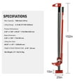 thumbnail image 5 of Huloretions 33 Inch Utility Farm Jack,6600 Lbs Largr Weight Capacity High Lift Jacks,3 Ton Heavy Duty Off Road Utility Jack For Truck,Tractor,Car Travel Camping 33"Ratcheting Off Road Utility Farm Jac, 5 of 7