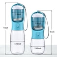 thumbnail image 3 of Botella de agua para perros Cibaabo con recipiente de comida 300 ml/560 ml, 3 of 6
