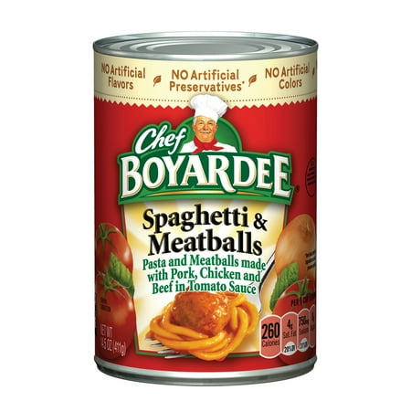 Chef Boyardee Spaghetti & Meatballs, 14.5 Oz.