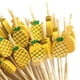 thumbnail image 5 of 100 Palillos de Bambú Desechables para Alimentos, Frutas, Cócteles, Palillos de Dientes Hechos A Mano, Suministros de Picnic, Decoración B, 5 of 5