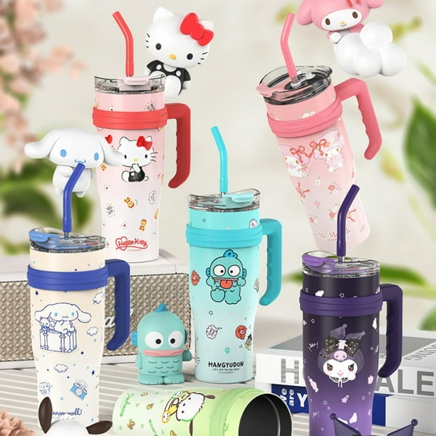 1200Ml Sanrio Thermos Bottle Cute Hello Kitty Kuromi Cinnamoroll