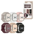 thumbnail image 6 of Xtreme Smart Watch Soft Silicone Band 6 Pack – Small Size, Waterproof, New Buckle Design, 38/40/41 mm, Compatible with Apple Watch Band, Starlight, Pink Sand, Milk Tea, White, Smoke Violet, Black., 6 of 9