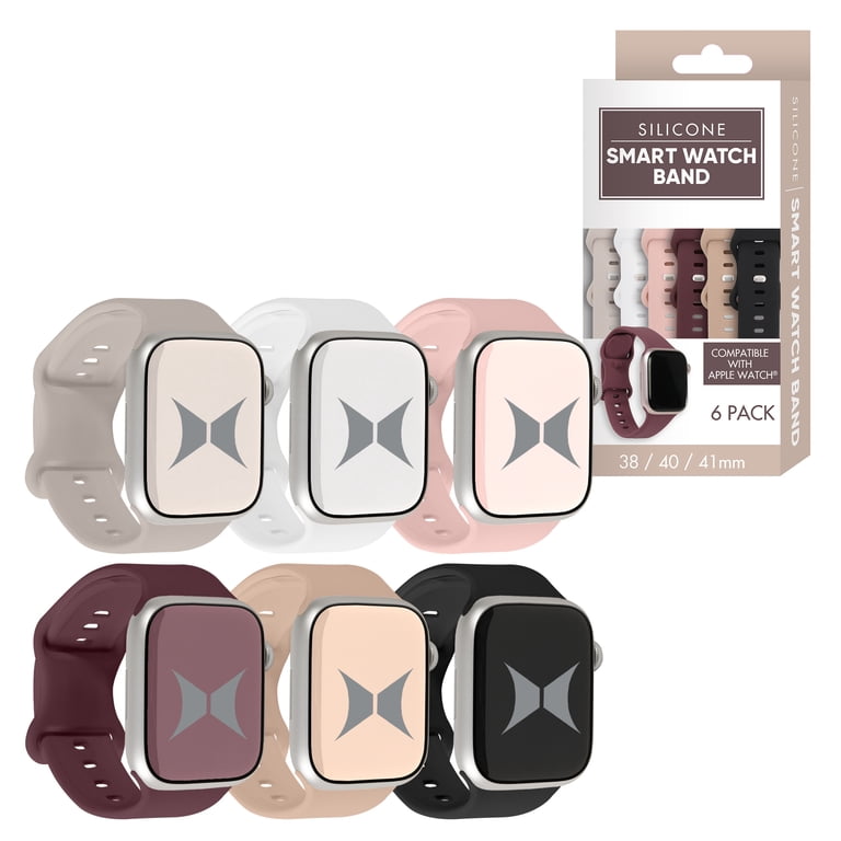 NEW 6 Pack Apple Watch Bands Amazon.com: 6 Pack Sport Loop Band Compatible with apple  main image 4