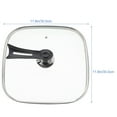 thumbnail image 6 of Eease Free-Standing Glass Square Pan Lid with Knob Handle for Cookware, 6 of 6