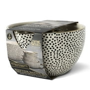Thyme & Table, 5-Piece Ceramic Mixing Bowl and Measuring Bowl Set, Dot Pattern