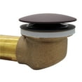 thumbnail image 5 of Westbrass 14" 17 Ga. Brass Tip-Toe Drain Bathtub Assembly with No-Hole Overflow, Oil Rubbed Bronze, 5 of 20
