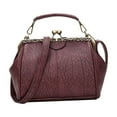 thumbnail image 3 of GETAJGHSD Red Retro PU Evening Bag Large Capacity Handbag for Banquets, 3 of 8