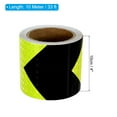 thumbnail image 2 of Unique Bargains Reflective Tape, 4'x33FT Waterproof High Visibility Warning Tape, Yellow-black, 2 of 6