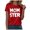 Red, variant on Women's Momster Halloween Spider Web Graphic Crew Neck Short Sleeve Casual T-Shirt Red for Size XXL