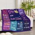 thumbnail image 4 of LHSHID 19th Birthday Girl Gift Blanket Flannel Soft and Comfortable Anti static Bed Sofa Blanket 40x50in, 4 of 6