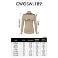 thumbnail image 6 of H2H Womens Casual Turtleneck Tops Lightweight Long Sleeve Soft Thermal Shirts Active Sweater WHITE US XS/ASIA XS (CWOSWL189), 6 of 6