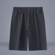 thumbnail image 4 of pstuiky Pantalones cortos para hombre, Pantalones cortos transpirables de color liso para hombre, informales, para vacaciones, con bolsillos Pantalones cortos de golf, 4 of 4