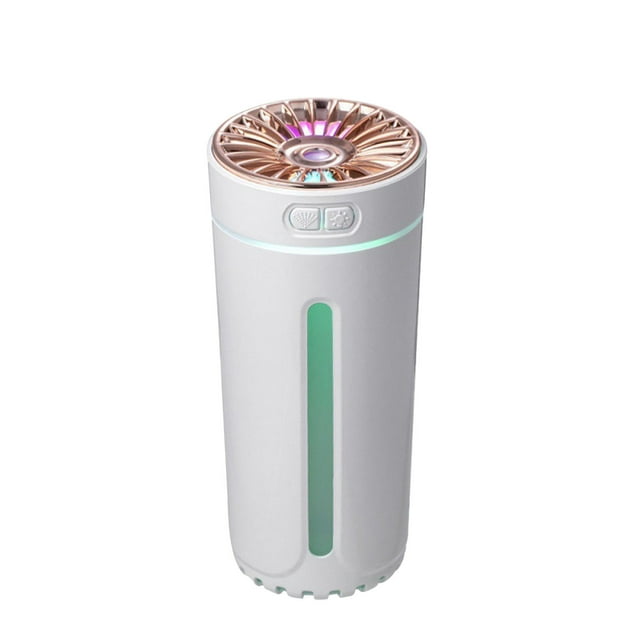Humidificadores para el Hogar,Humidificador de Aromaterapia de Taza Y Coche con 300 Ml de Pulverización Grande Y Luz de Cambio de Color,Purificador Pequeño para Coche Y Oficina,Luces de Coche Led