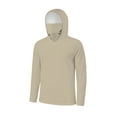 thumbnail image 4 of snilers Long Sleeve Shirts for Men Plus Size Hoodies Tops Sun Protection Shirt with Mask Lightweight Hiking Fishing Hooded Blouses, 4 of 9