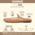 thumbnail image 2 of Cushionaire Java Casual Womens Jelly Flats with Adjustable Strap, Closed Toe Mary Janes Mule Design, Waterproof Jelly Sandals for Women, 2 of 24