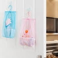 thumbnail image 3 of Joernso Home Kitchen Bathroom Clothesline Storage Doll Pillow Shelf Mesh Bag Organizer Bag, 3 of 7