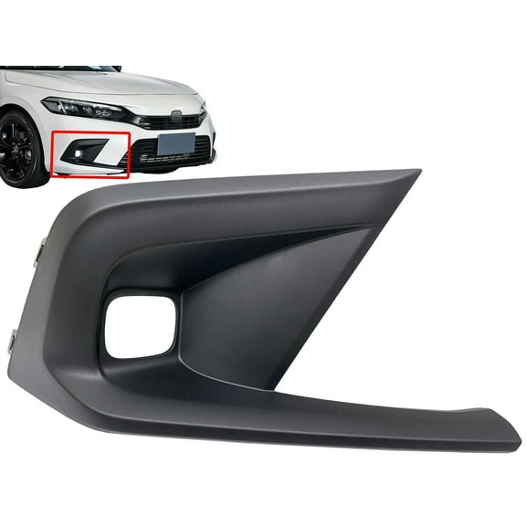 2022 2023 2024 Compatible With Honda Civic Front Bumper Fog Light Cover Right Passenger Side