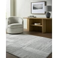 thumbnail image 6 of Hauteloom Atalie Living Room, Bedroom Area Rug - Contemporary - Ivory, White, Light Gray - 5'3" x 7', 6 of 6