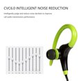 thumbnail image 4 of Auriculares deportivos 5.0 compatibles con Bluetooth Auriculares inalámbricos con gancho para la oreja (verde), 4 of 9