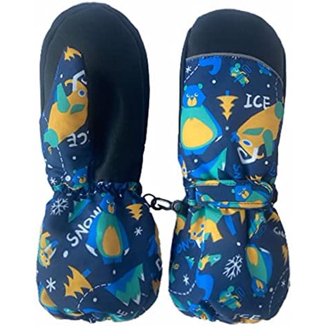 Gants de Ski et Mitaines pour Femmes Enfants -30°C Imperméables