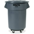 thumbnail image 6 of Rubbermaid Commercial Prod. Round Flat Top Lid, For 55 Gal Round Brute Containers, 26.75" Diameter, Gray Rcp265400gy, 6 of 6
