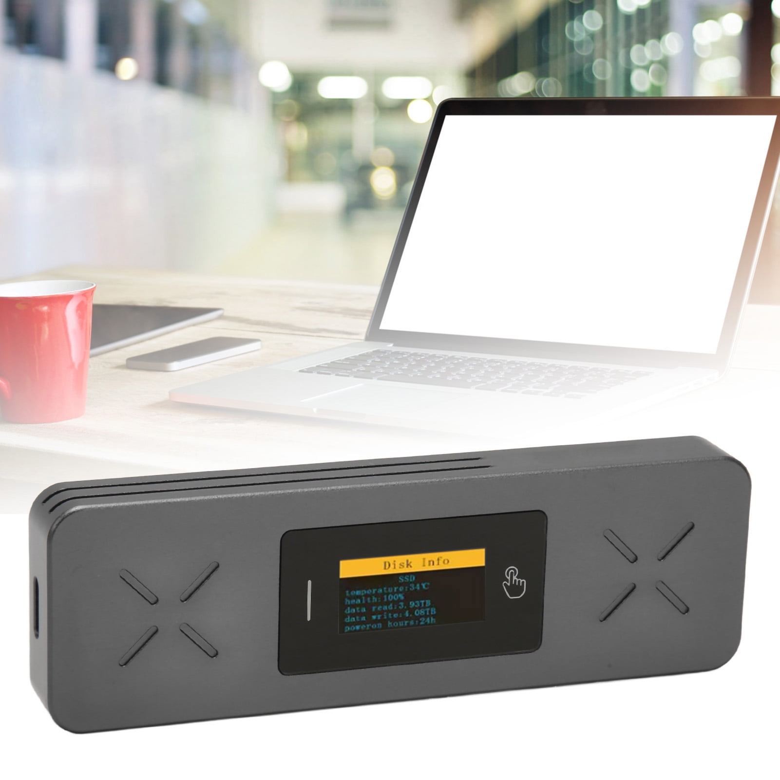 External Hard Disk Drive Case, GEN2 Nvme 2280 10Gbps USB3.2 M.2 NVMe SSD Enclosure RTL9210B  for Hard Disk